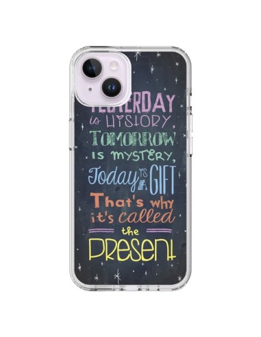 Cover iPhone 14 Plus Today is a gift Regalo - Maximilian San