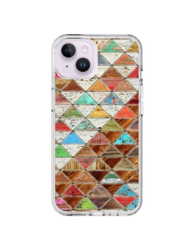 iPhone 14 Plus Case Love Pattern Triangle - Maximilian San