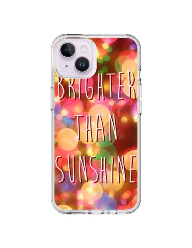 Coque iPhone 14 Plus Brighter Than Sunshine Paillettes - Maximilian San