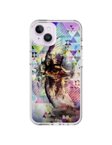 Coque iPhone 14 Plus Oeil Triangle Oiseau Cry Bird - Maximilian San