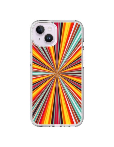 Coque iPhone 14 Plus Horizon Bandes Multicolores - Maximilian San