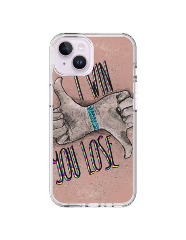 Coque iPhone 14 Plus I win You lose - Maximilian San