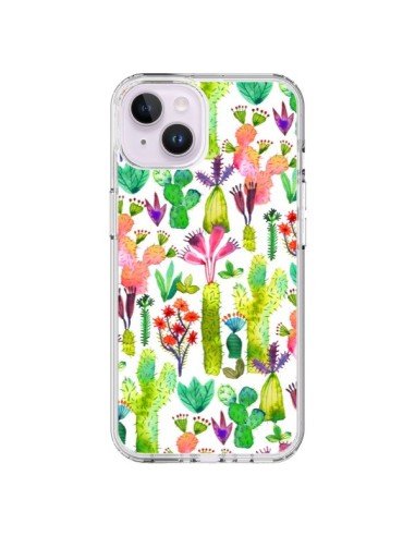 Coque iPhone 14 Plus Cacti Garden - Ninola Design