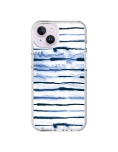 Coque iPhone 14 Plus Electric Lines White - Ninola Design