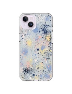 Cover iPhone 14 Plus Gradient Watercolor Lines Blu -...