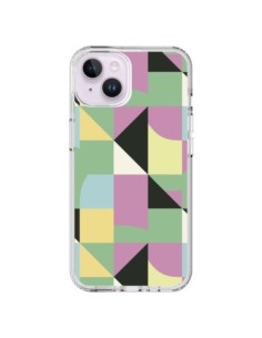 Coque iPhone 14 Plus Ink Flowers Yellow - Ninola Design