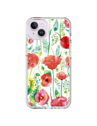 Cover iPhone 14 Plus Pianeti Costellazioni Rosa- Ninola Design