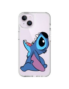 Cover iPhone 14 Plus Stitch di Lilo e Stitch Trasparente