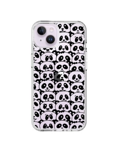 Coque iPhone 14 Plus Panda Par Milliers Transparente - Nico