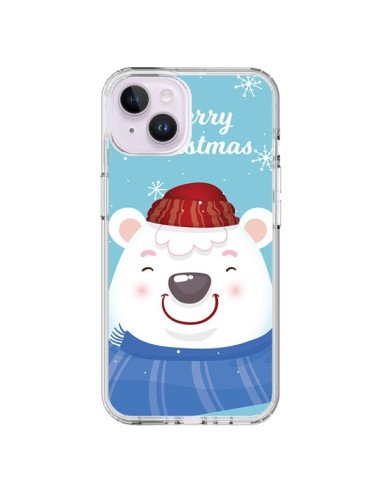 iPhone 14 Plus Case Bear White from Christmas Merry Christmas - Nico