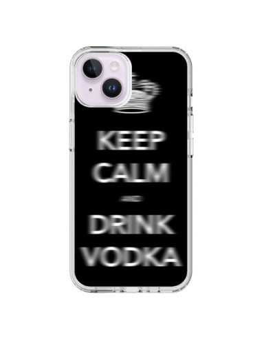 Coque iPhone 14 Plus Keep Calm and Drink Vodka - Nico