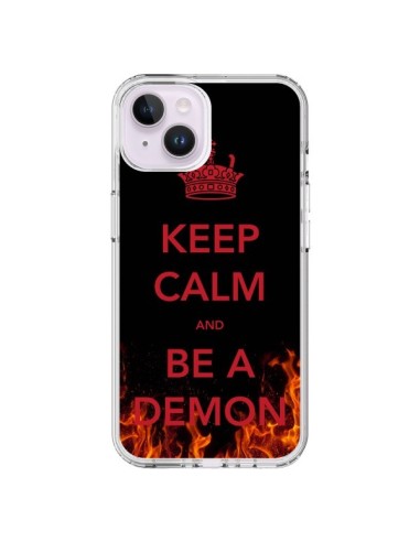 Coque iPhone 14 Plus Keep Calm and Be A Demon - Nico