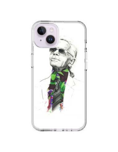 iPhone 14 Plus Case Karl Lagerfeld Fashion Designer Moda - Percy