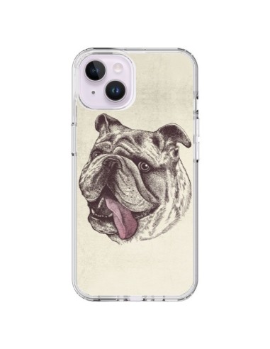 Coque iPhone 14 Plus Chien Bulldog - Rachel Caldwell