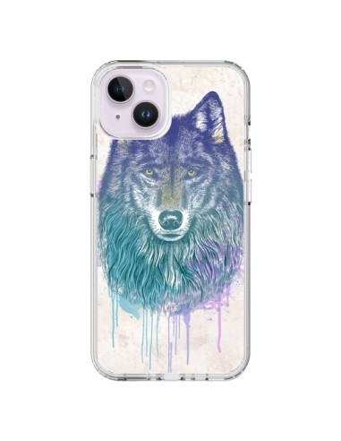 Coque iPhone 14 Plus Loup - Rachel Caldwell