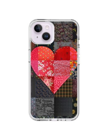 Coque iPhone 14 Plus Coeur Heart Patch - Rachel Caldwell