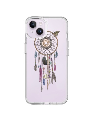 Coque iPhone 14 Plus Attrape-rêves Lakota Transparente - Rachel Caldwell