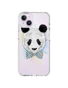 Cover iPhone 14 Plus Panda Papillon Trasparente - Rachel...
