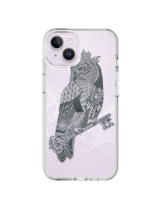 Coque iPhone 14 Plus Owl King Chouette Hibou Roi...