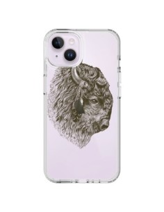 Coque iPhone 14 Plus Buffalo Bison Transparente - Rachel...