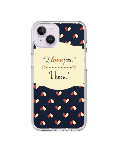 iPhone 14 Plus Case I Love you - R Delean