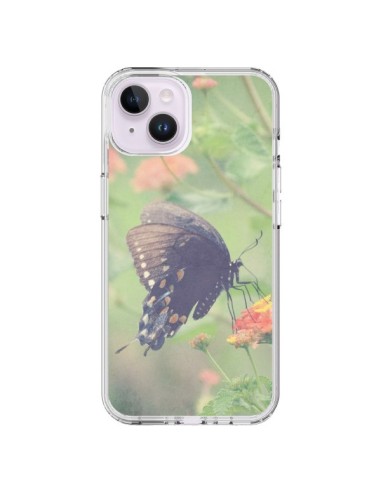 Coque iPhone 14 Plus Papillon Butterfly - R Delean
