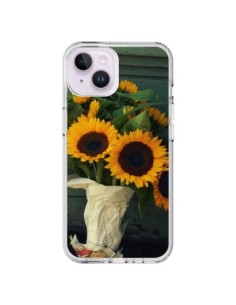 Coque iPhone 14 Plus Tournesol Bouquet Fleur - R Delean