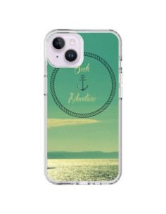 Coque iPhone 14 Plus See Adventure Aventure Ancre Navire...