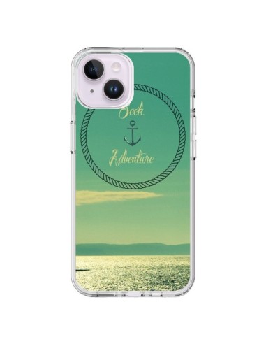 Coque iPhone 14 Plus See Adventure Aventure Ancre Navire Bateau - R Delean