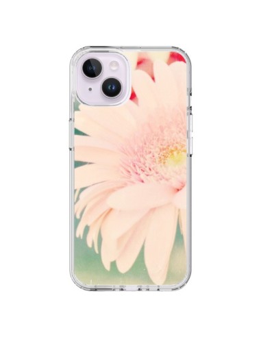 Coque iPhone 14 Plus Fleurs Roses magnifique - R Delean