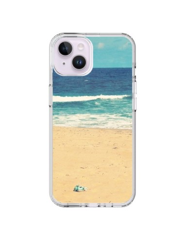 Coque iPhone 14 Plus Mer Ocean Sable Plage Paysage - R Delean