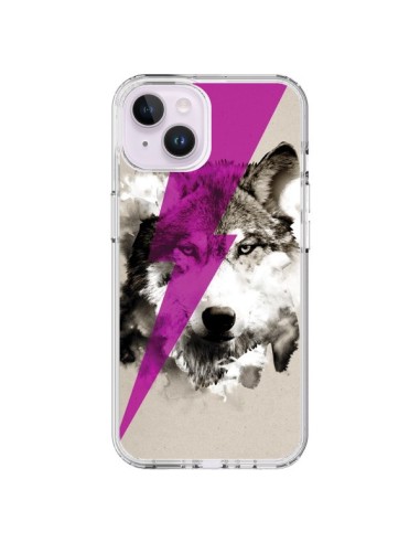 iPhone 14 Plus Case Wolf Rocks - Robert Farkas