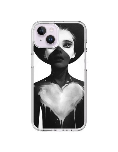 Coque iPhone 14 Plus Fille Coeur Hold On - Ruben Ireland