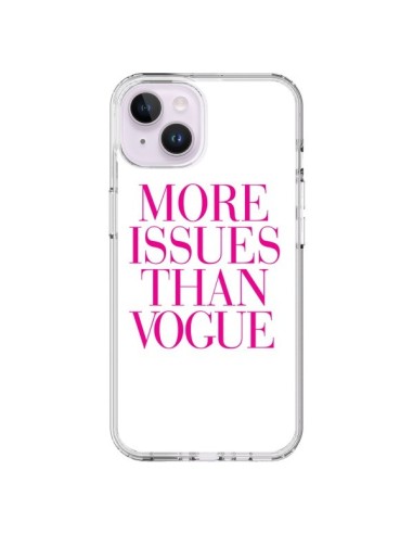 Coque iPhone 14 Plus More Issues Than Vogue Rose Pink - Rex Lambo