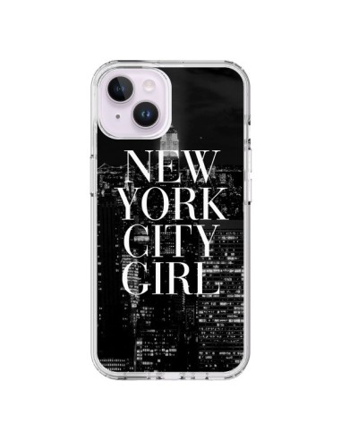 Coque iPhone 14 Plus New York City Girl - Rex Lambo