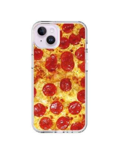 Coque iPhone 14 Plus Pizza Pepperoni - Rex Lambo