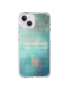 iPhone 14 Plus Case The heart wants what it wants Heart -...