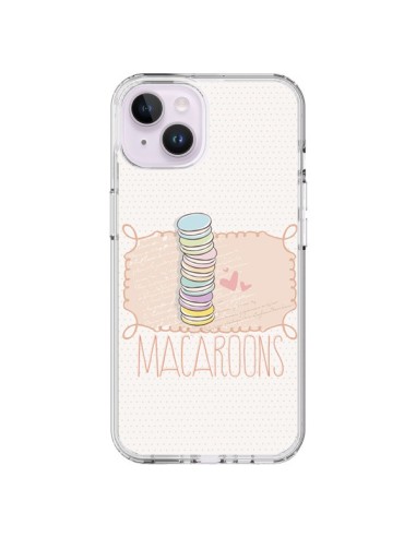 Coque iPhone 14 Plus Macaron Gateau - Sara Eshak