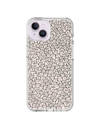 Coque iPhone 14 Plus A lot of cats chat - Santiago Taberna