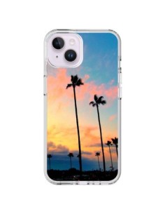 Coque iPhone 14 Plus California Californie USA Palmiers -...