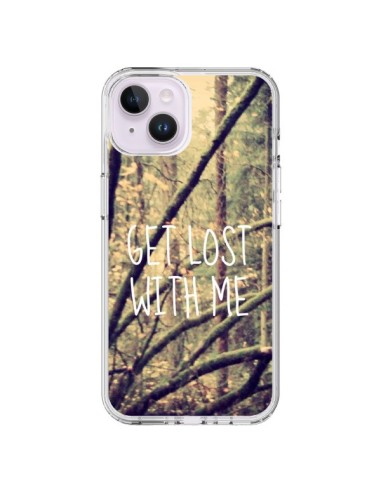 Coque iPhone 14 Plus Get lost with me foret - Tara Yarte