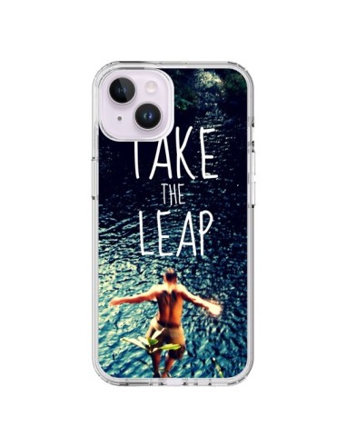 Coque iPhone 14 Plus Take the leap Saut - Tara Yarte