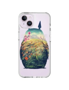 Cover iPhone 14 Plus Totoro Manga Comico Trasparente -...