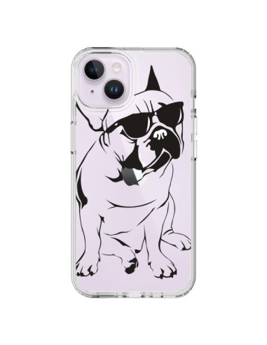 Coque iPhone 14 Plus Chien Bulldog Dog Transparente - Yohan B.