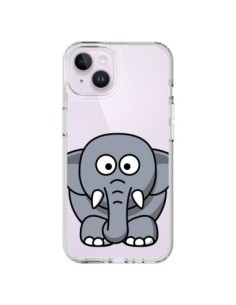 Cover iPhone 14 Plus Elefante Animale Trasparente - Yohan B.