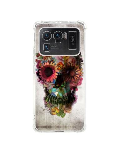 Coque Xiaomi Mi 11 Ultra Skull Flower Tête de Mort - Ali Gulec