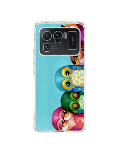 Coque Xiaomi Mi 11 Ultra Famille Chouettes - Annya Kai