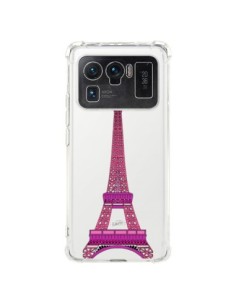 Coque Xiaomi Mi 11 Ultra Tour Eiffel Rose Paris...