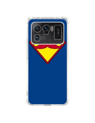 Coque Xiaomi Mi 11 Ultra Super Moustache Movember Superman - Bertrand Carriere