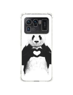 Coque Xiaomi Mi 11 Ultra Panda Amour All you need is love...